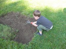 James was such a great helper!