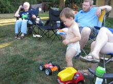 James with his new RC truck