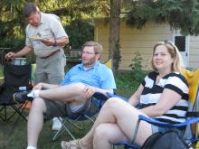 Grandpa, Uncle Matt and Aunt Kathy