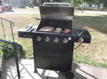 Our house warming grill from Becca's parents.
